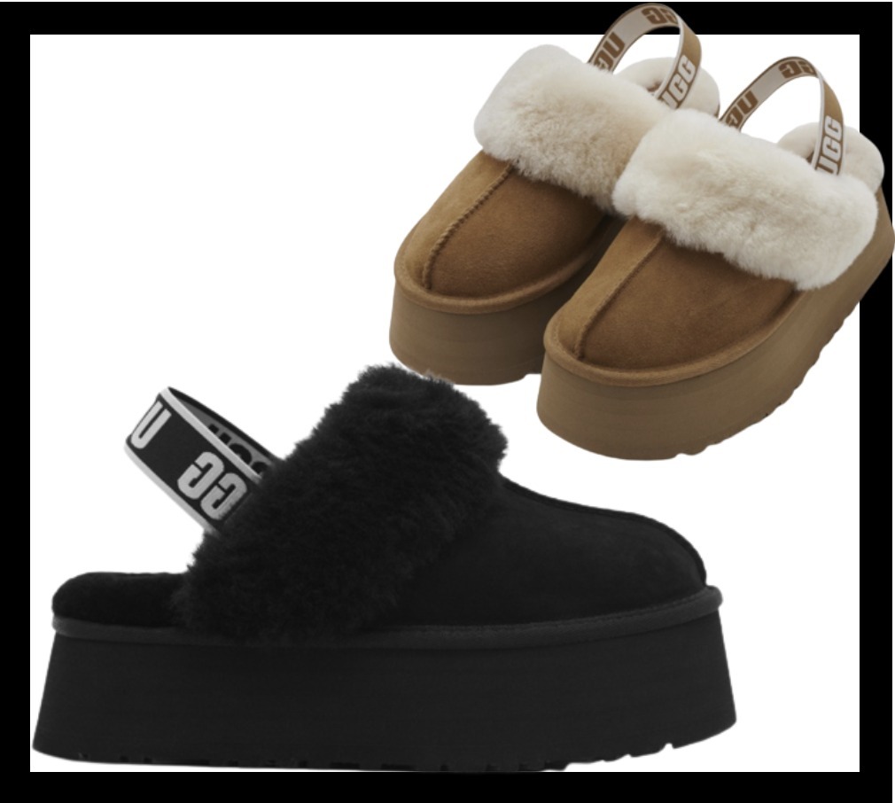 ★関税込★UGG★バンディングプラットフォームサンダル FUNKETTE