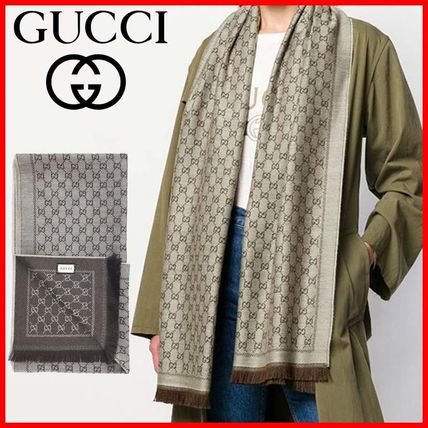 ウール GUCCI(グッチ) スカーフ(レディース) - 海外通販のBUYMA