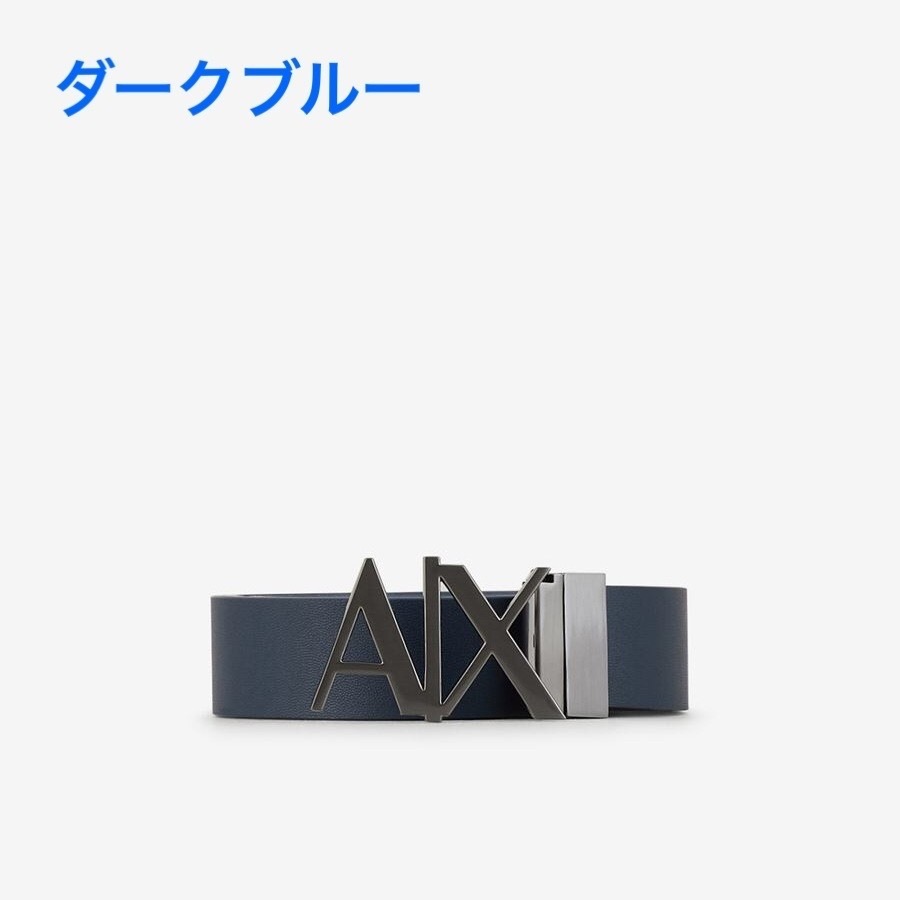 A/X Armani Exchange ベルト 【アルマーニエクスチェンジ】ロゴバックルレザーベルト(14)