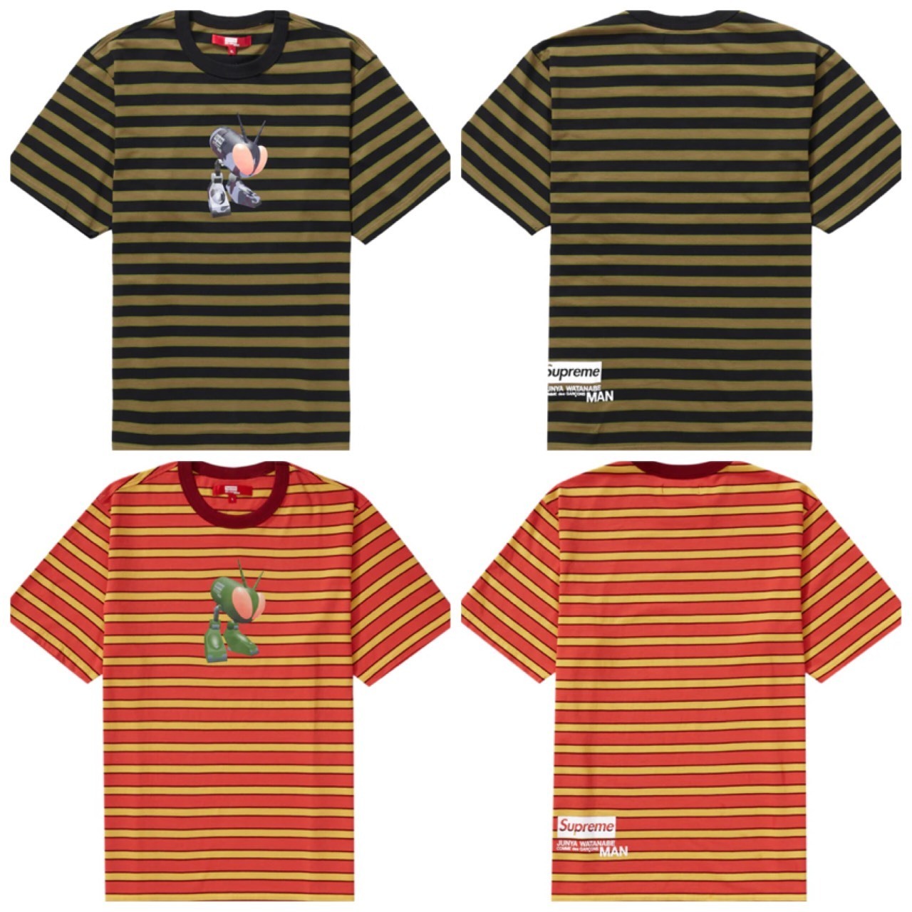 SUPREME x CDG Junya Watanabe ギャルソン★ストライプTシャツ