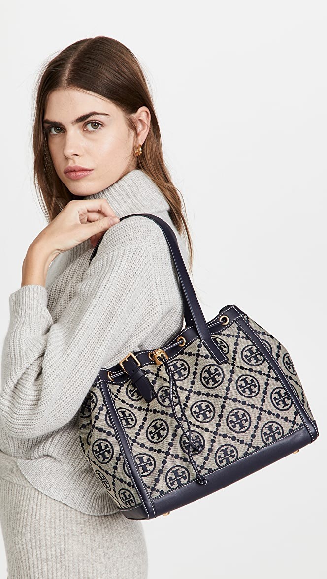 国内発送】TORY BURCH モノグラムジャカードスモールトート - cert ...