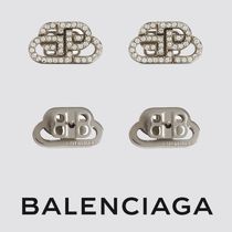 国内即発!【BALENCIAGA】BB XS STUD ピアス シルバー 真鍮 国内即発!【BALENCIAGA】BB XS STUD ピアス シルバー 真鍮
