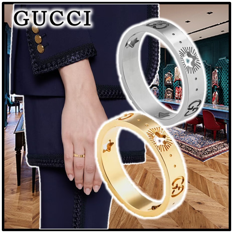 GUCCI グッチ リング 〔アイコン〕スター ゴールド 指輪・リング GUCCI グッチ リング 〔アイコン〕スター ゴールド 指輪・リング