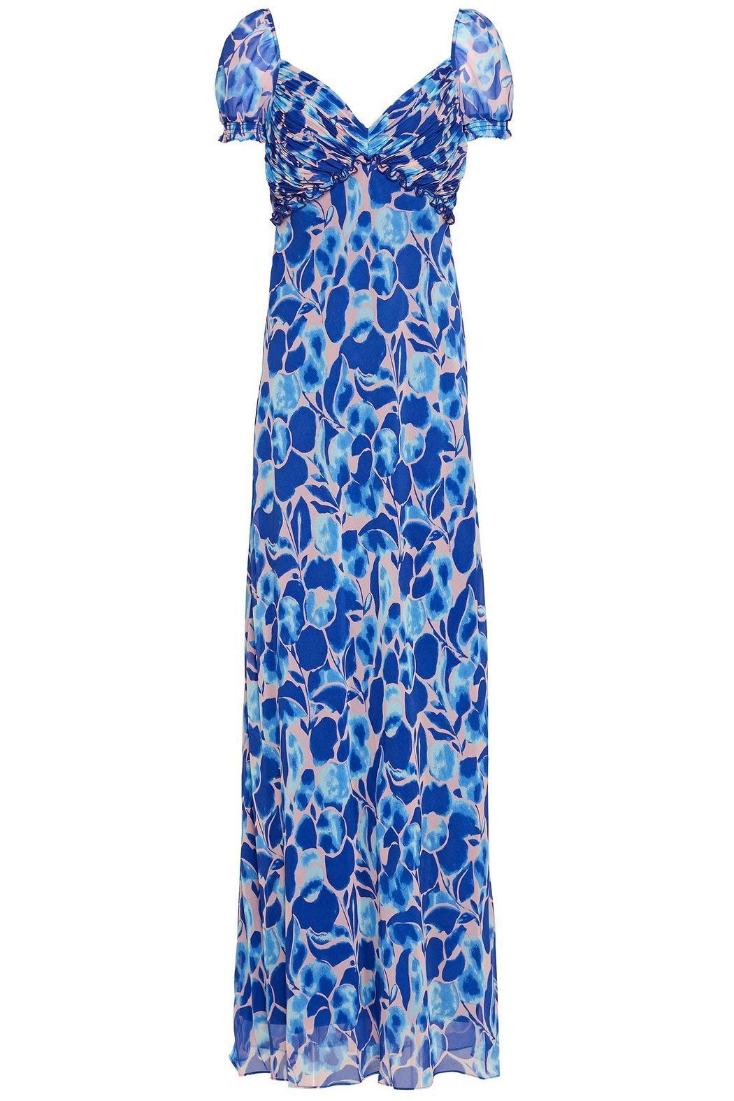 DIANE von FURSTENBERG ワンピース SALE!【Diane von Furstenberg】胸元シャーリング☆マキシドレス(3)