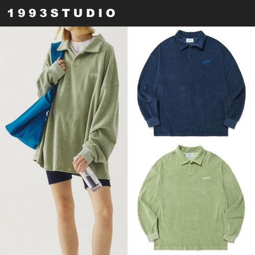 ★BTS着用BRAND★1993STUDIO★TERRY COLLARED T-SHIRT