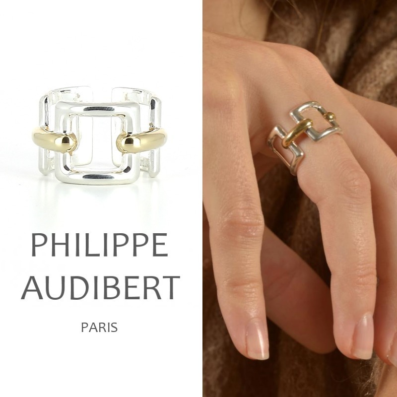 Philippe Audibert ◆ 2トーンマルチスクエアリング /バイカラー