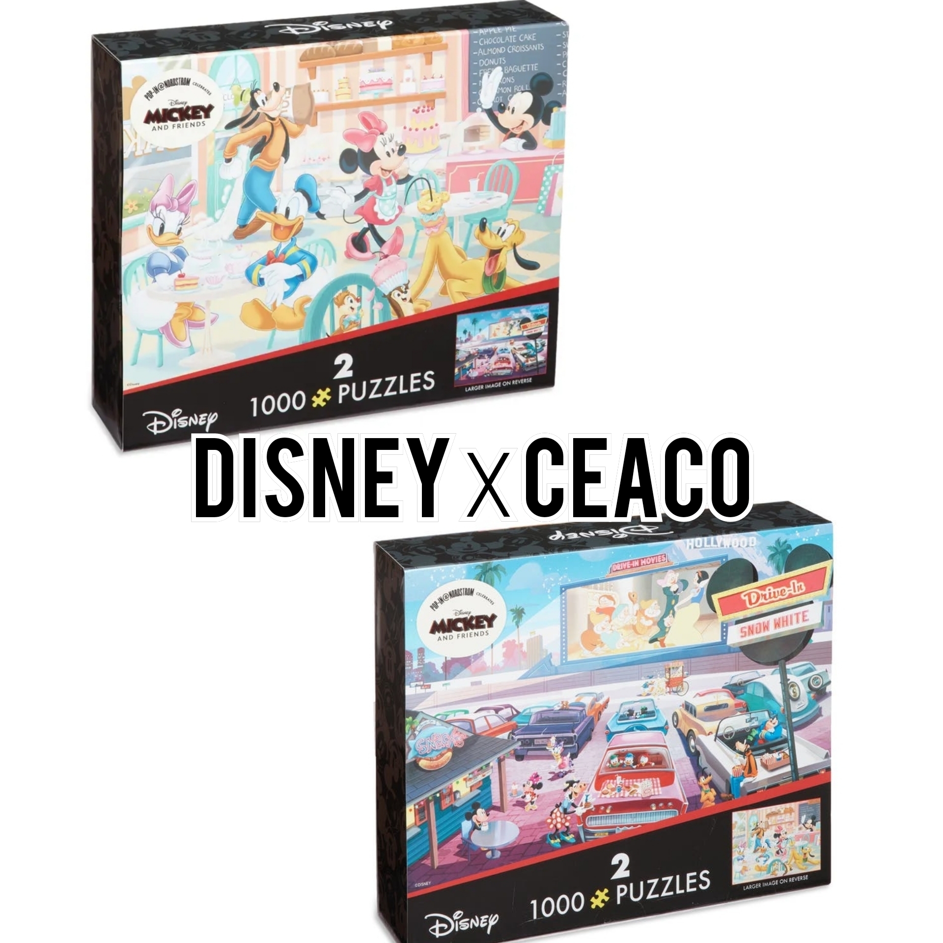 Disney x Ceaco 2パック 1000ピースパズル ☆ プレゼントに☆
