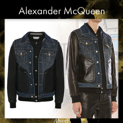 alexander mcqueen(アレキサンダーマックイーン) デニムジャケット ...