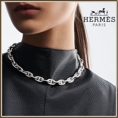 入手困難！希少！ エルメス★ シェーヌダンクル MM ネックレス MM シェーヌ ダンクル HERMES(エルメス) ネックレス・ペンダント