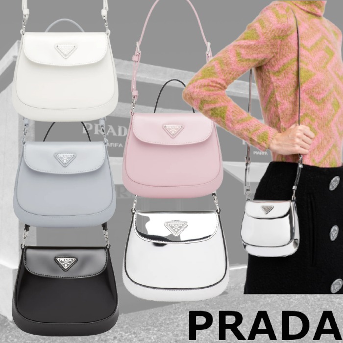 ☆PRADA☆クレオ ブラッシュドレザー ショルダーminiバッグ