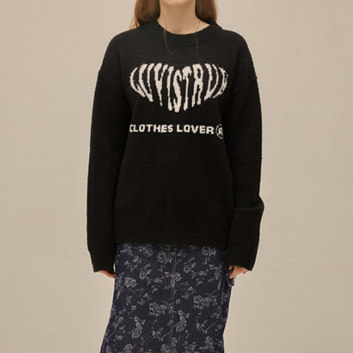 LUV IS TRUE ニット・セーター ★TWICE着用BRAND★LUV IS TRUE★PO HEART KNIT(2)