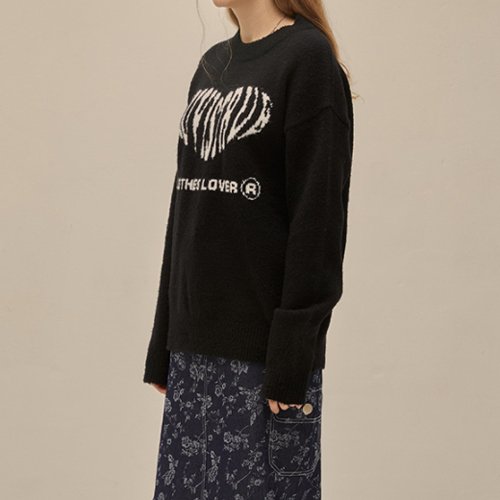 LUV IS TRUE ニット・セーター ★TWICE着用BRAND★LUV IS TRUE★PO HEART KNIT(3)