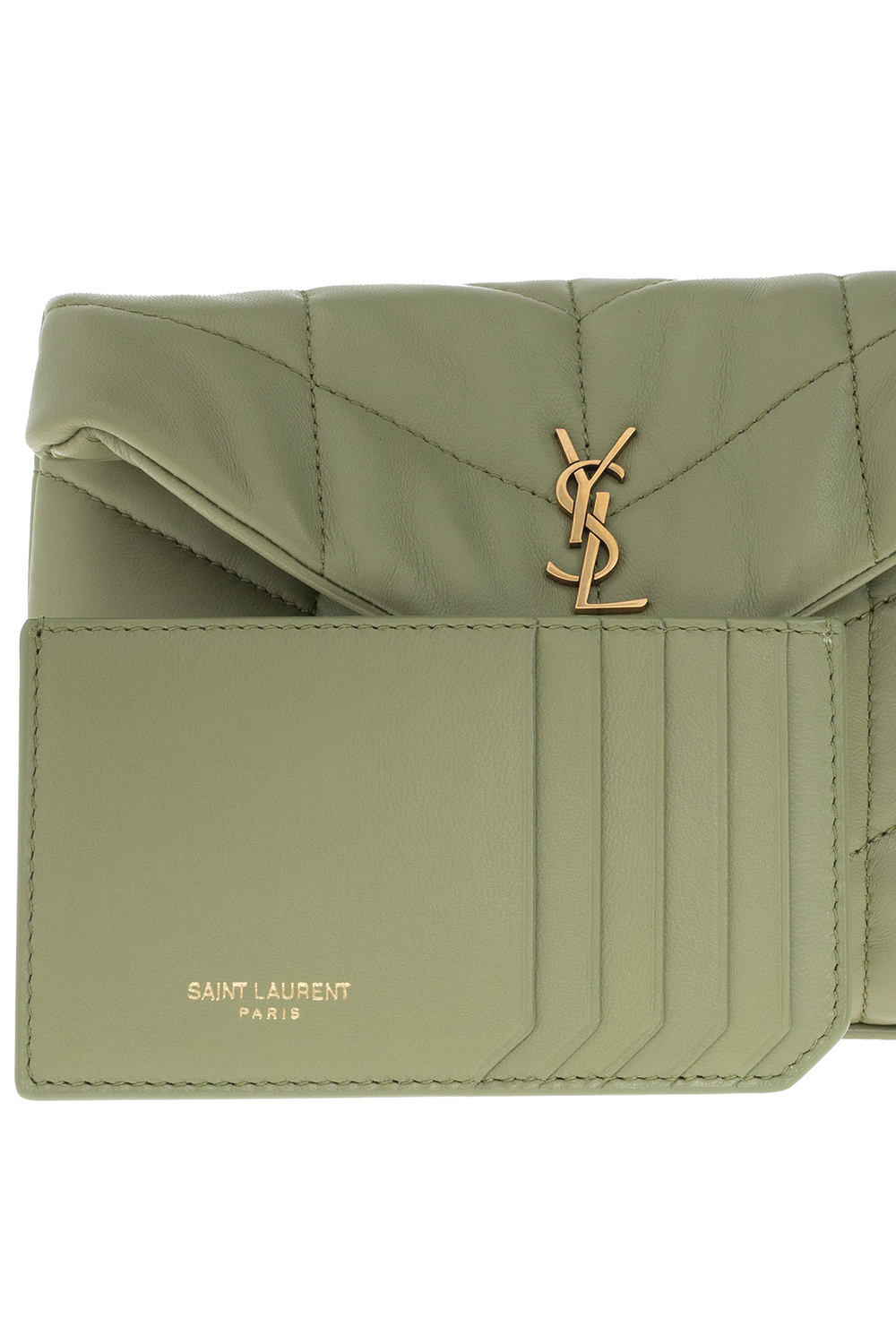 SAINT LAURENT ルル スモールポーチ ラムスキン&キルティング (Saint ...