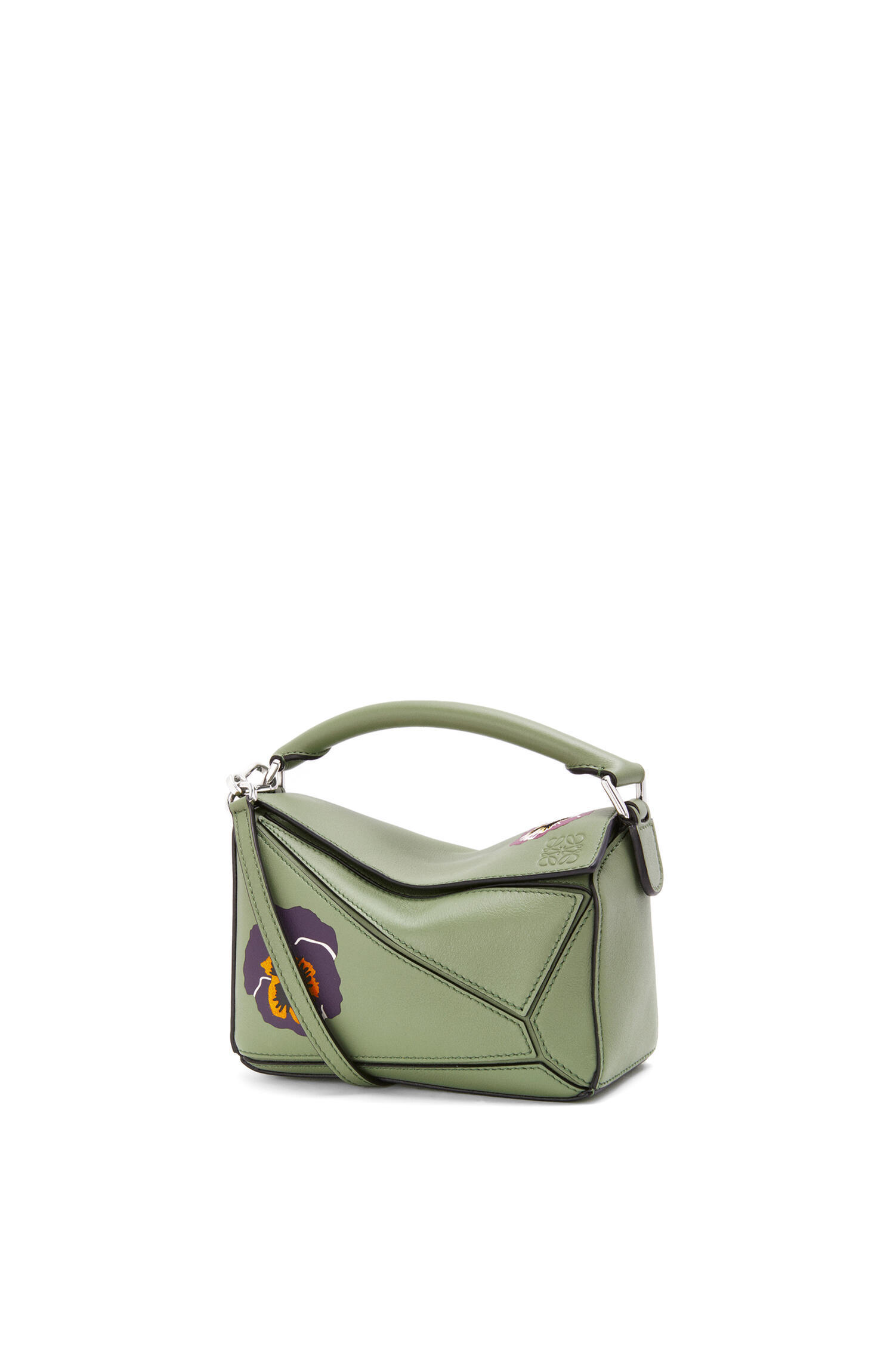 LOEWE ハンドバッグ ☆LOEWE☆カーフスキンPansies Mini Puzzleバッグ《送料無料》(8)