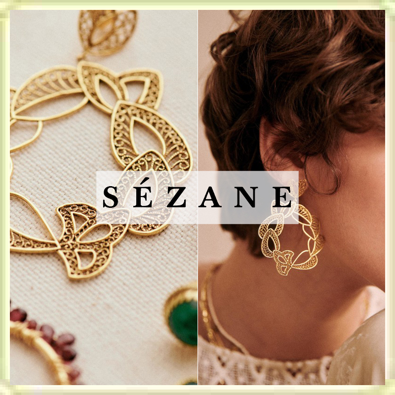 新品即決 ◇Sezane◇ 日本未入荷 アンドレアピアス 真鍮 ピアス 新品即決 ◇Sezane◇ 日本未入荷 アンドレアピアス 真鍮 ピアス