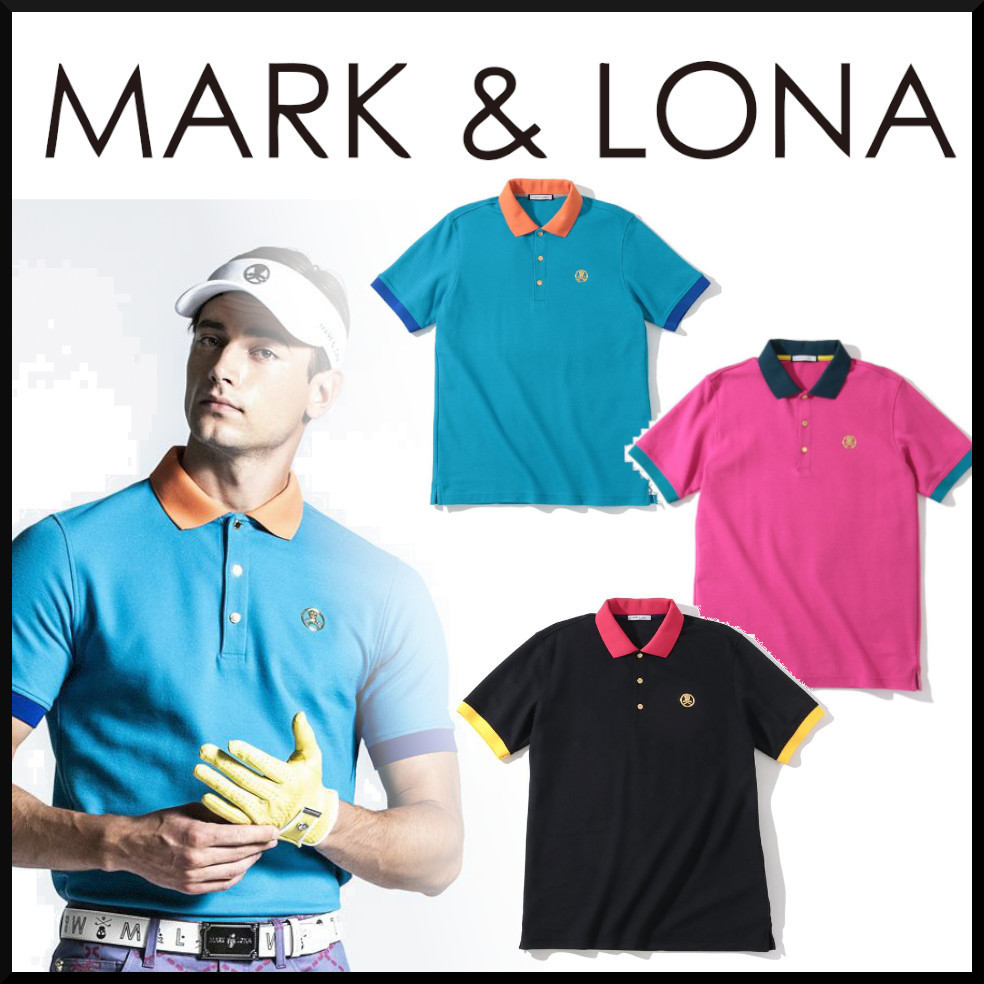 人気沸騰 大人気 Mark Lona Ace Polo Men ポロシャツ 3色あり ロゴ Mark Lona メンズ トップス メンズ トップス ゴルフ 21 571 Www Cepeige Org