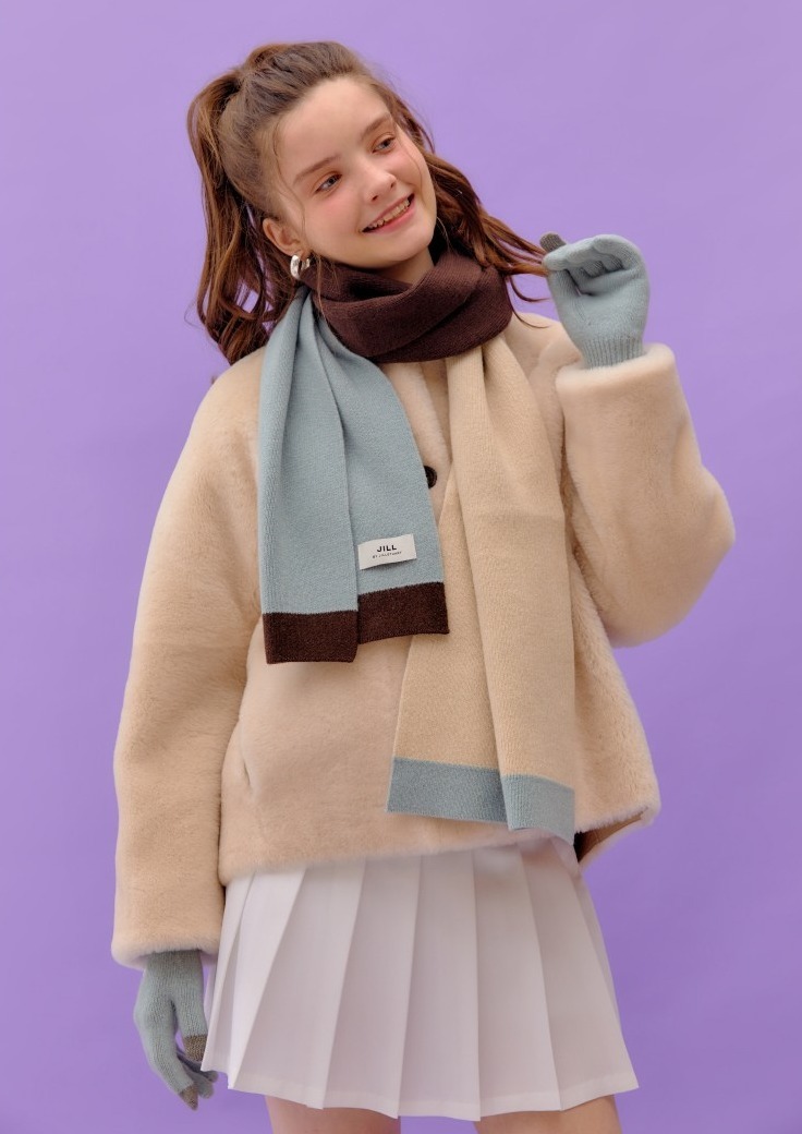 JILLSTUART マフラー・ストール ★関税込★JILLSTUART★ウールカシミア混紡手袋+マフラーセット(3)