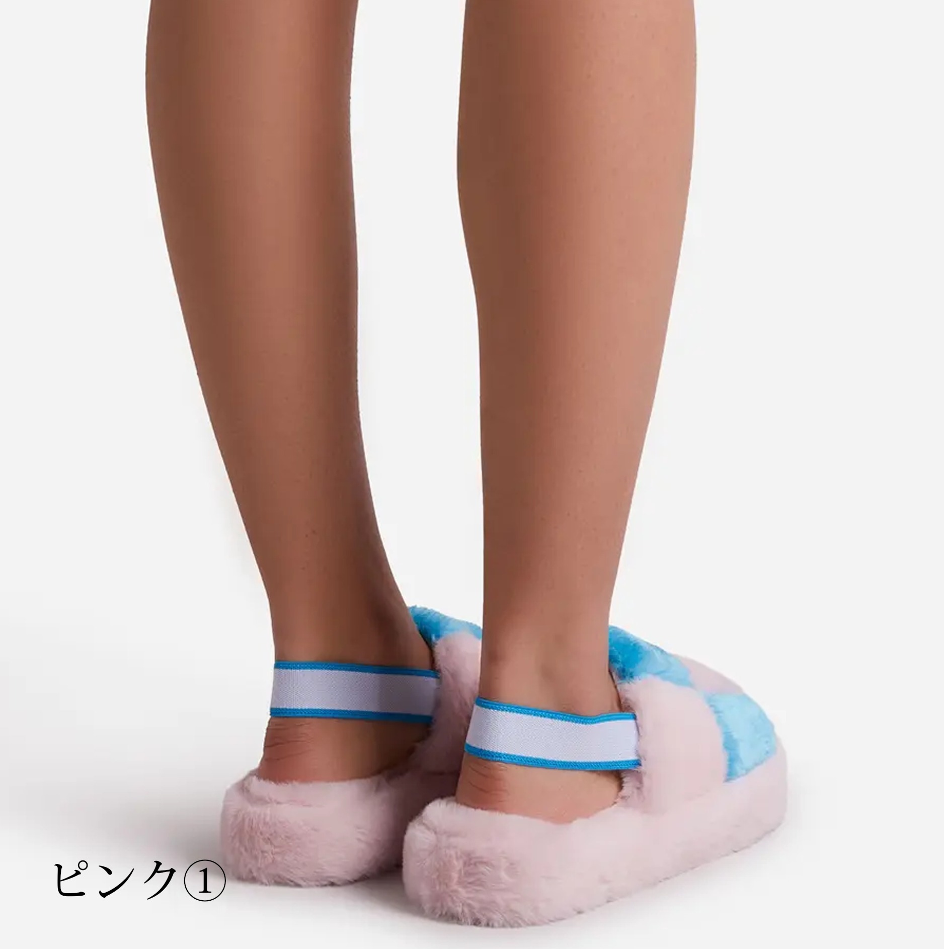 EGO フラットシューズ 関税・送料込み【EGO】ふわふわ チェックプリントスリングバック(5)
