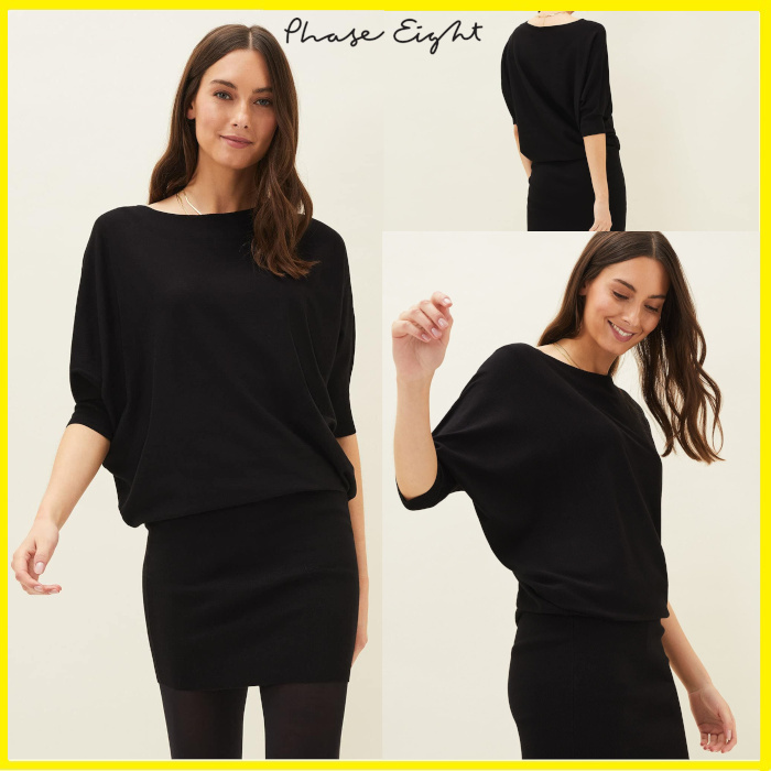 【大人気!】Phase Eight☆Beccaバットウィングニットワンピ ワンピース 【大人気!】Phase Eight☆Beccaバットウィングニットワンピ ワンピース