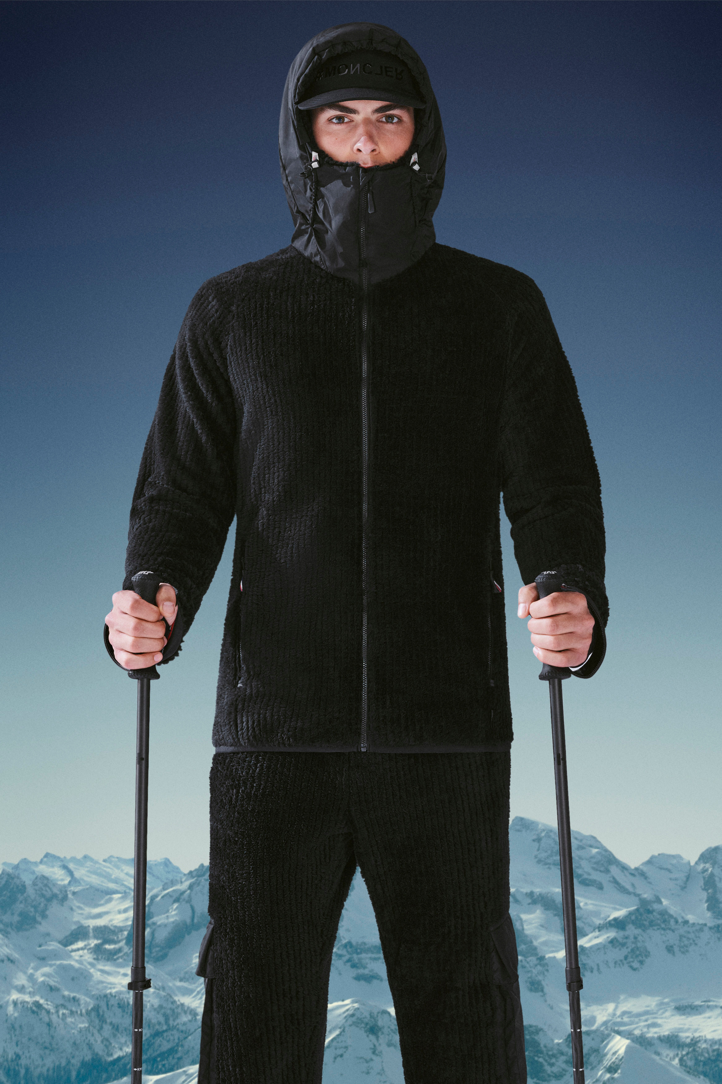 MONCLER GRENOBLE 2021/22秋冬新作メンズ Polartecパーカー