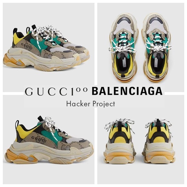 Shop BALENCIAGA Triple S 2021-22FW ☆ Gucci Balenciaga The Hacker Project Triple S Beige by BrandStreetStore BUYMA