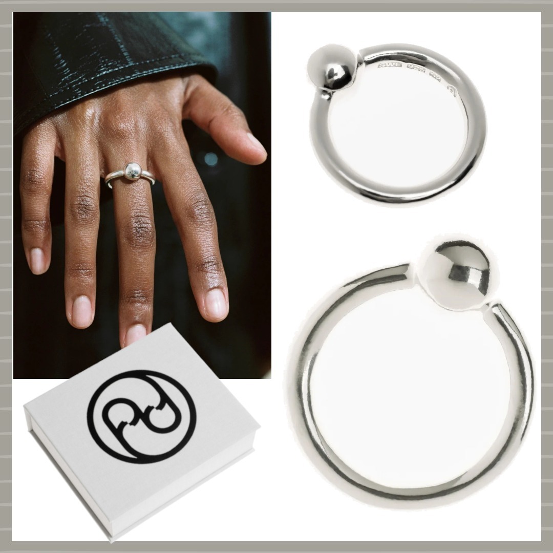 【All Blues】Pearl ring リング ポリッシュ シルバー
