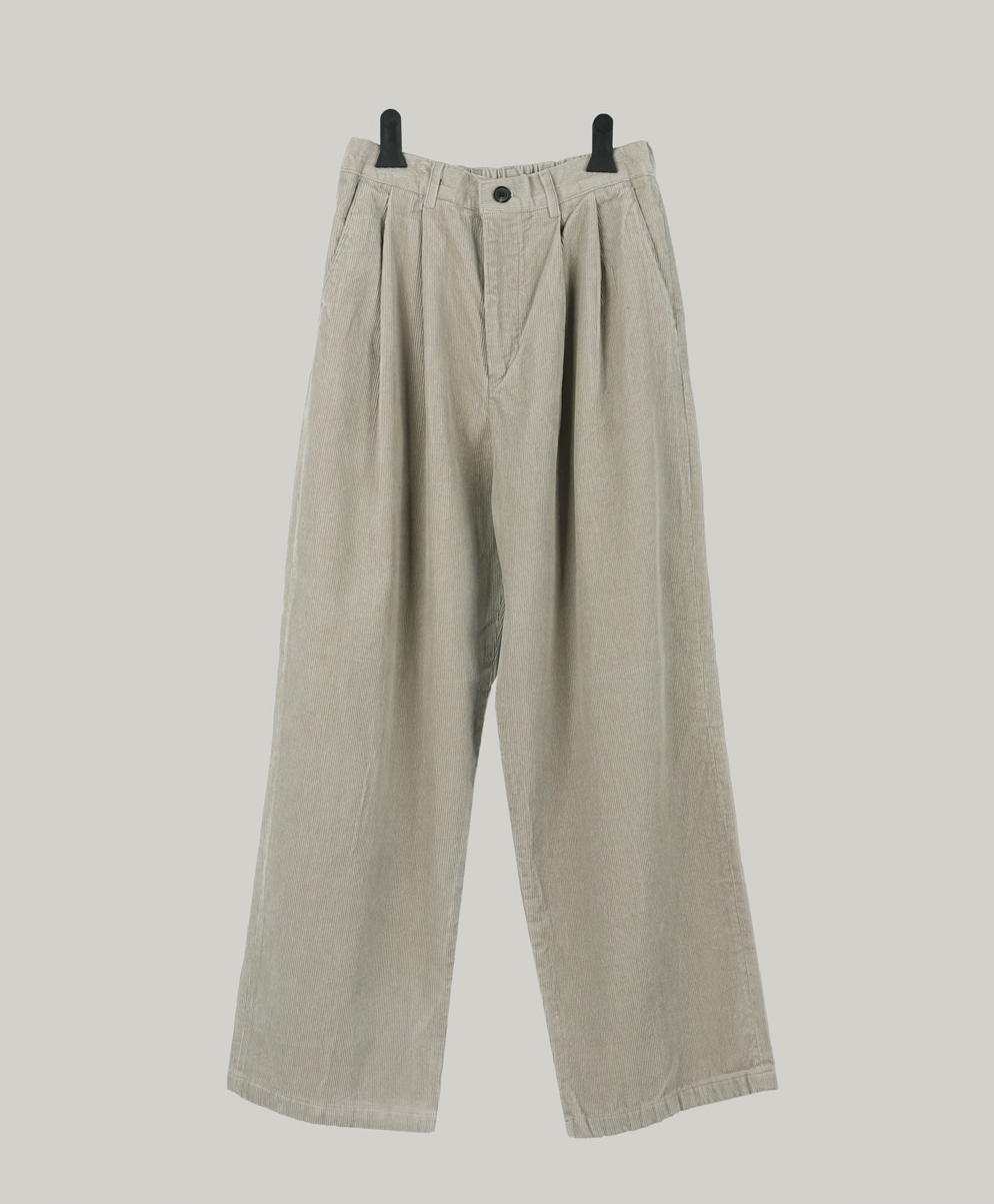 SCENERITY パンツ 【SCENERITY】3-7日お届け / Two-tuck Corduroy Trousers(3)