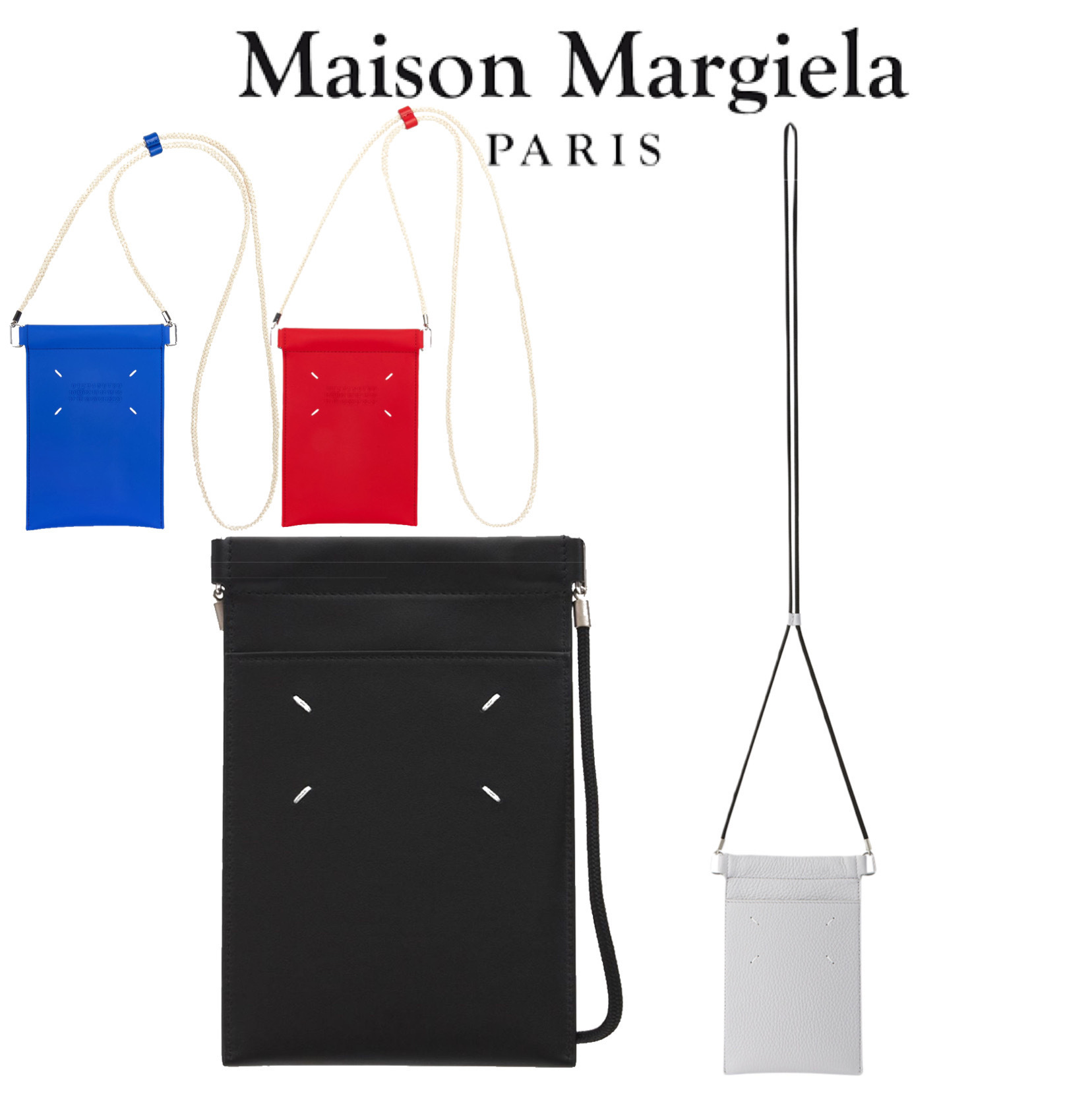 Maison Margiela 4ステッチ スマートフォンポーチ ミニバッグ (Maison