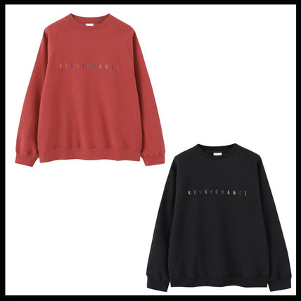 CHANCECHANCE Sweatshirts Unisex Street Style Logo Sweatshirts