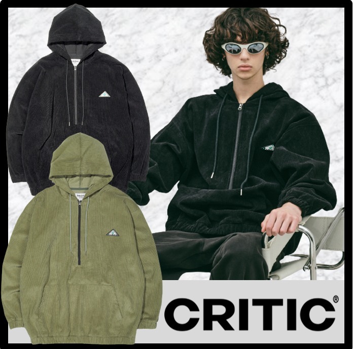 ★送料・関税込★CRITIC★CORDUROY ANORAK HOODI.E★パーカー★