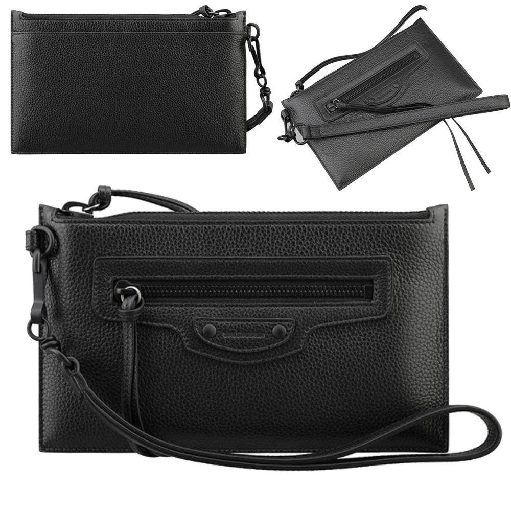 BALENCIAGA★Neo classic UNISEX XS ALL BLACK クラシックポーチ