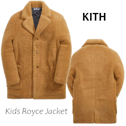 喜ばれる誕生日プレゼント もこもこ暖か☆【KITH】Kids Royce ジャケット キッズアウター 喜ばれる誕生日プレゼント もこもこ暖か☆【KITH】Kids Royce ジャケット キッズアウター