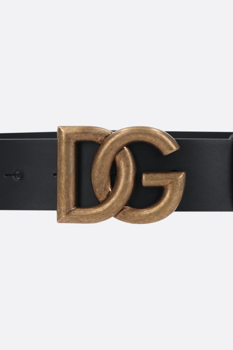 Dolce Gabbana ベルト Dolce Gabbana crossover DG logo buckle-detailed belt(4)