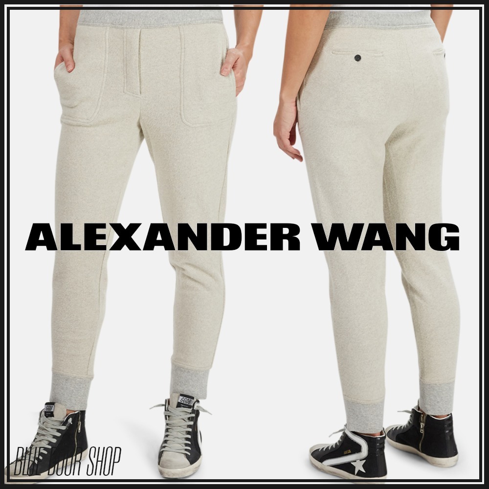 完売必須【AlexanderWang】スウェットパンツ グレー レディース パンツ 完売必須【AlexanderWang】スウェットパンツ グレー レディース パンツ