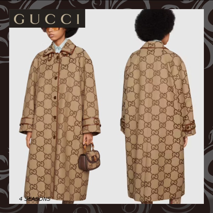 売切必至★Gucci ジャンボ GGキャンバス コート★NewArrival