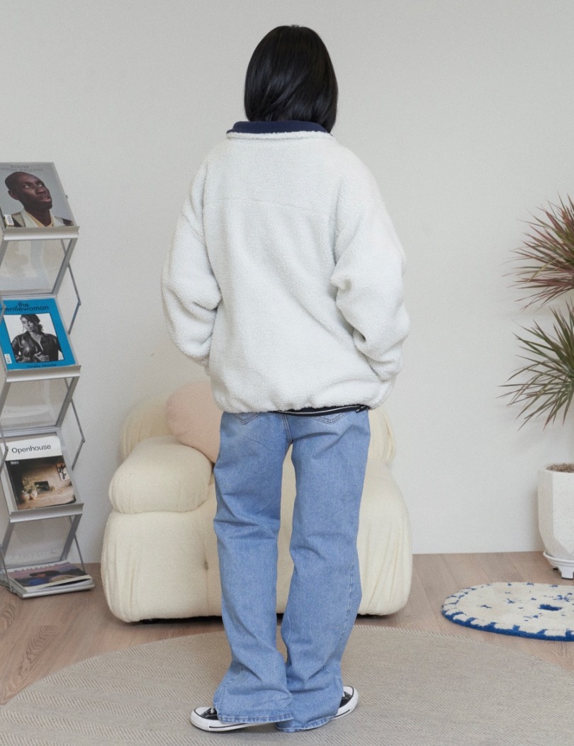 ☆人気 【FAMA COLLECTION】☆Reversible Fleece ZIP-U.P