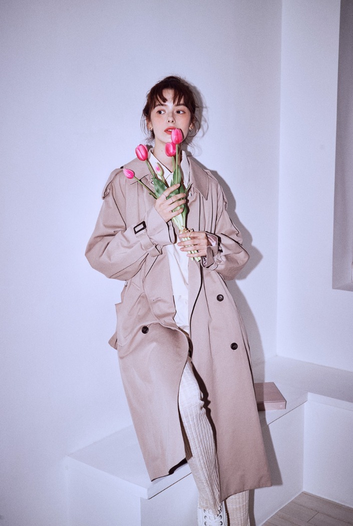 ☆【Letter From Moon】☆Two Belt Moonrise Trench Coa.t☆ ☆【Letter From Moon】☆Two Belt Moonrise Trench Coa.t☆