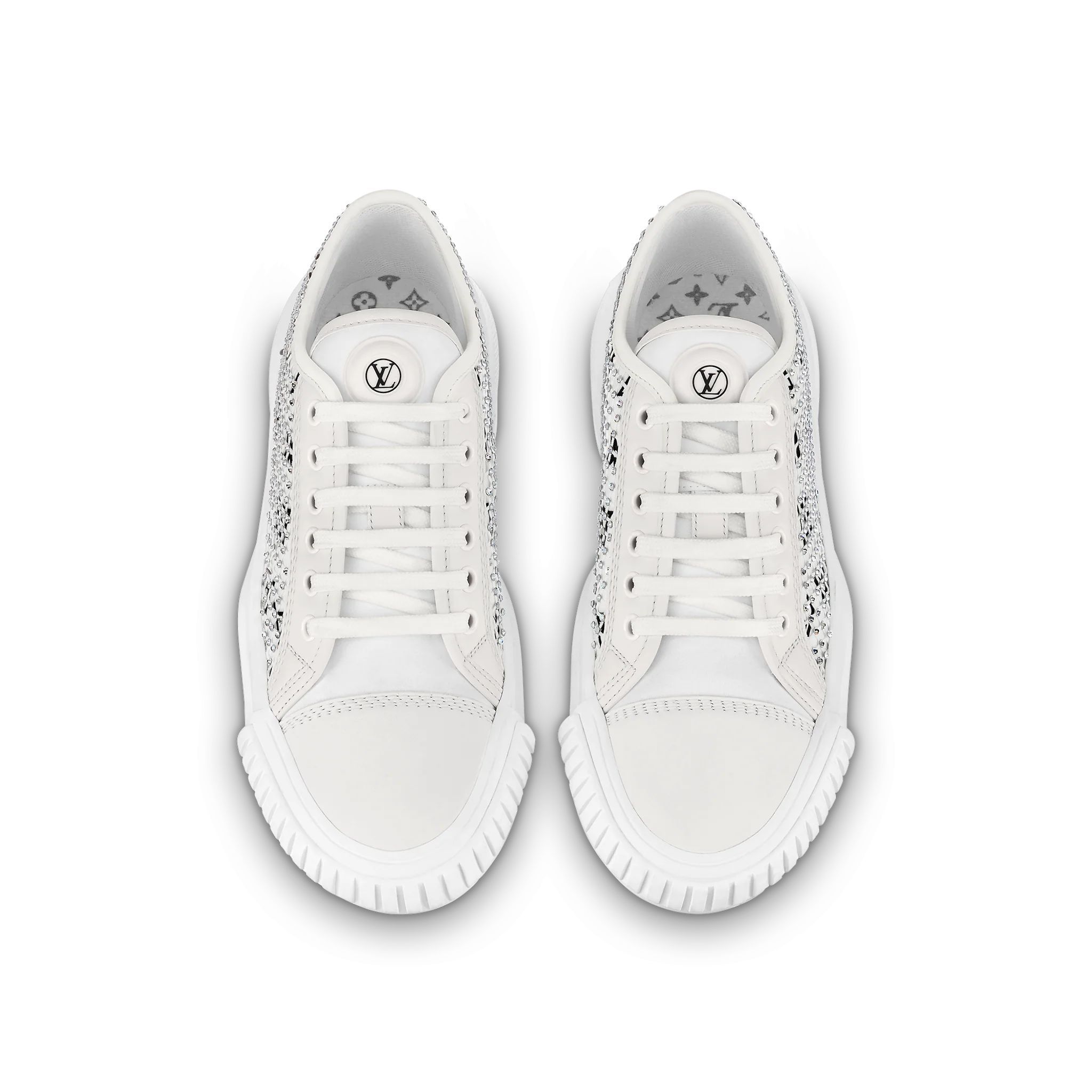 Louis Vuitton スニーカー 【モノグラムが輝く☆】ルイヴィトン スニーカー 白(5)
