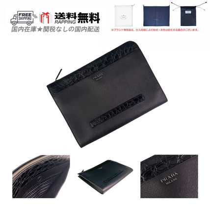 PRADA プラダ 財布 クロコダイル ブラック 希少！すぐ届く！PRADA クロコダイル 長財布 (PRADA/長財布