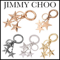 人気☆JIMMY CHOO MINTY メタルスター・キーリング☆ロゴ*4色有