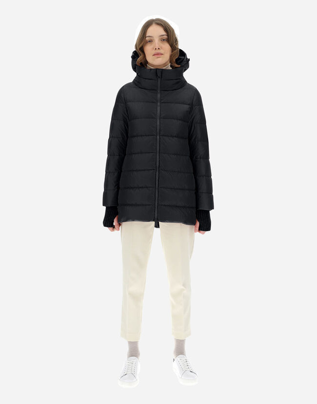 HERNO ダウンジャケット・コート ★【HERNO】21/22FW ★ フード付きニットダウンジャケット ★(8)