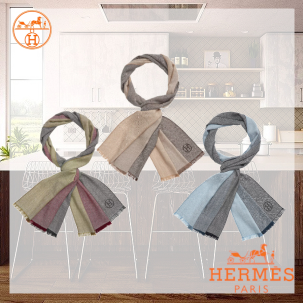 《人気★》Hermes ヒマラヤカラーブロック アーティザンスカーフ マフラー 《人気★》Hermes ヒマラヤカラーブロック アーティザンスカーフ マフラー