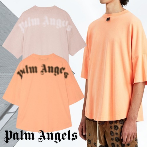Shop Palm Angels Crew Neck Pullovers Unisex Street Style Plain ...