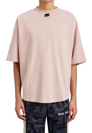 Shop Palm Angels Crew Neck Pullovers Unisex Street Style Plain ...