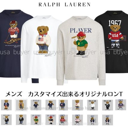 POLO RALPH LAUREN Tシャツ・カットソー 大人気【ラルフローレン】カスタマイズ・ポロベア Men'sロンT