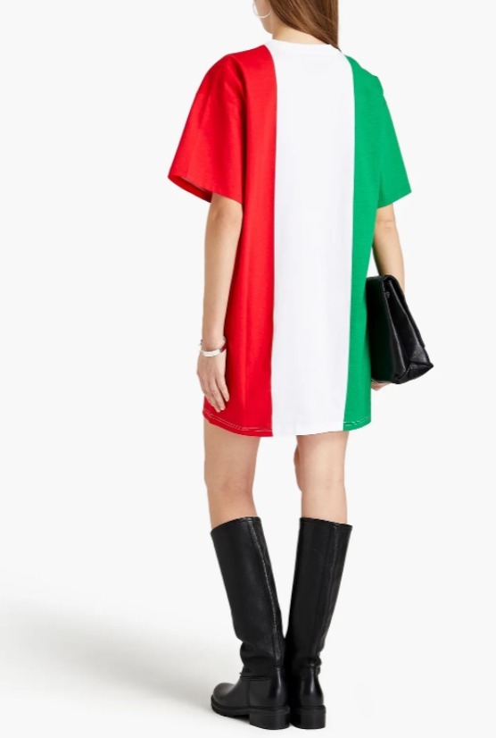 Moschino ワンピース ☆ Moschino ☆ Italian Flag コットンワンピース ♪SALE(4)