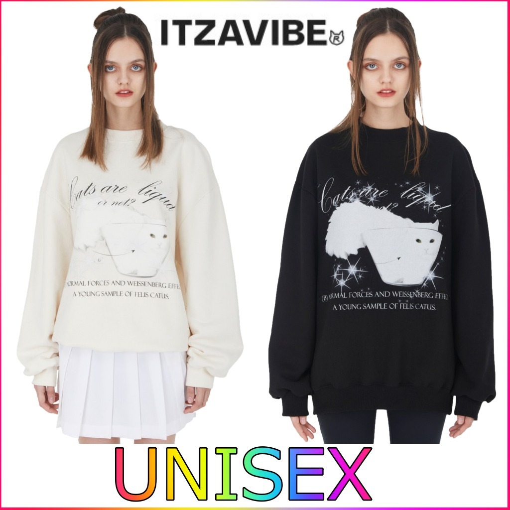 【5%OFF】
【ITZAVIBE】Glass cat sweatshirt ★ トレーナー ★ UNISEX ★ スウェット・トレーナー 【5%OFF】
【ITZAVIBE】Glass cat sweatshirt ★ トレーナー ★ UNISEX ★ スウェット・トレーナー