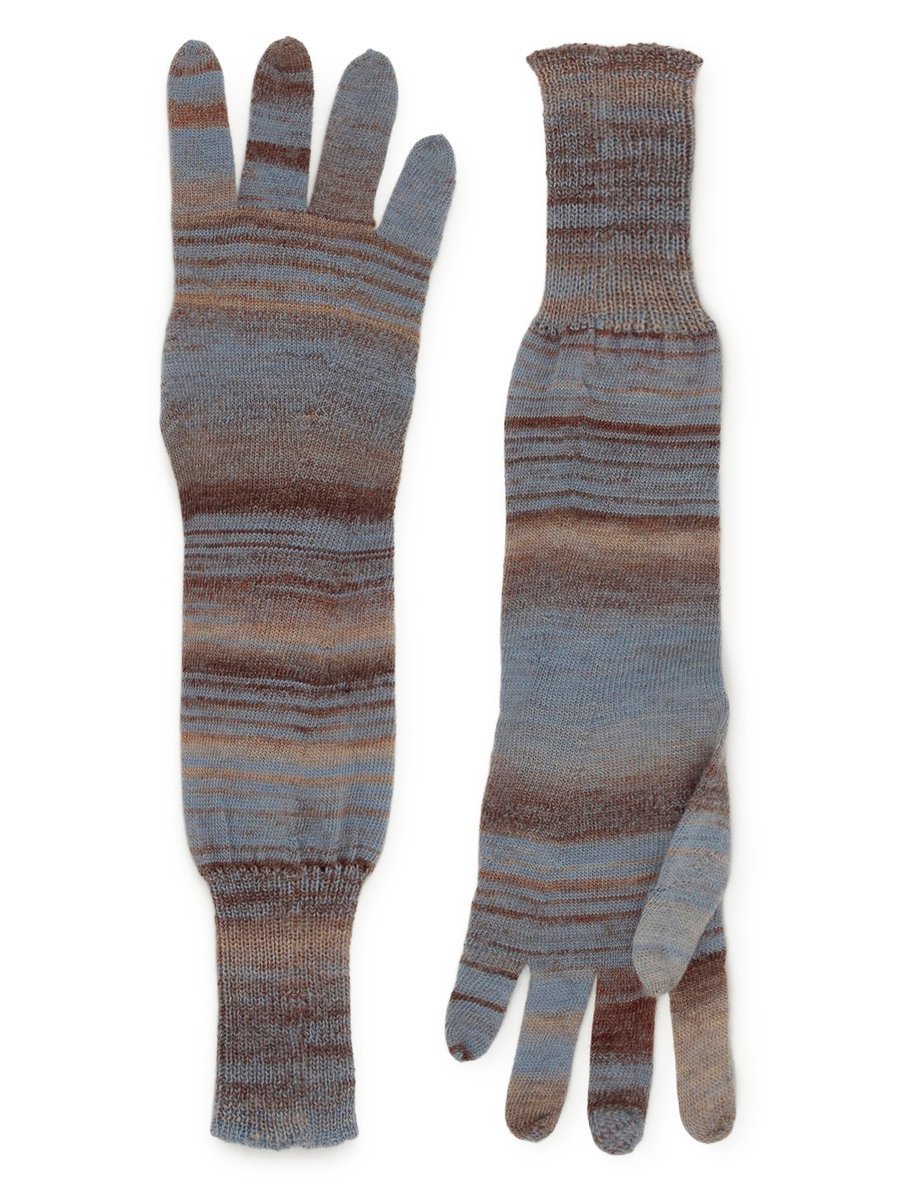 Paloma Wool 2021-22FW Stripes Unisex Wool Street Style Gloves Gloves