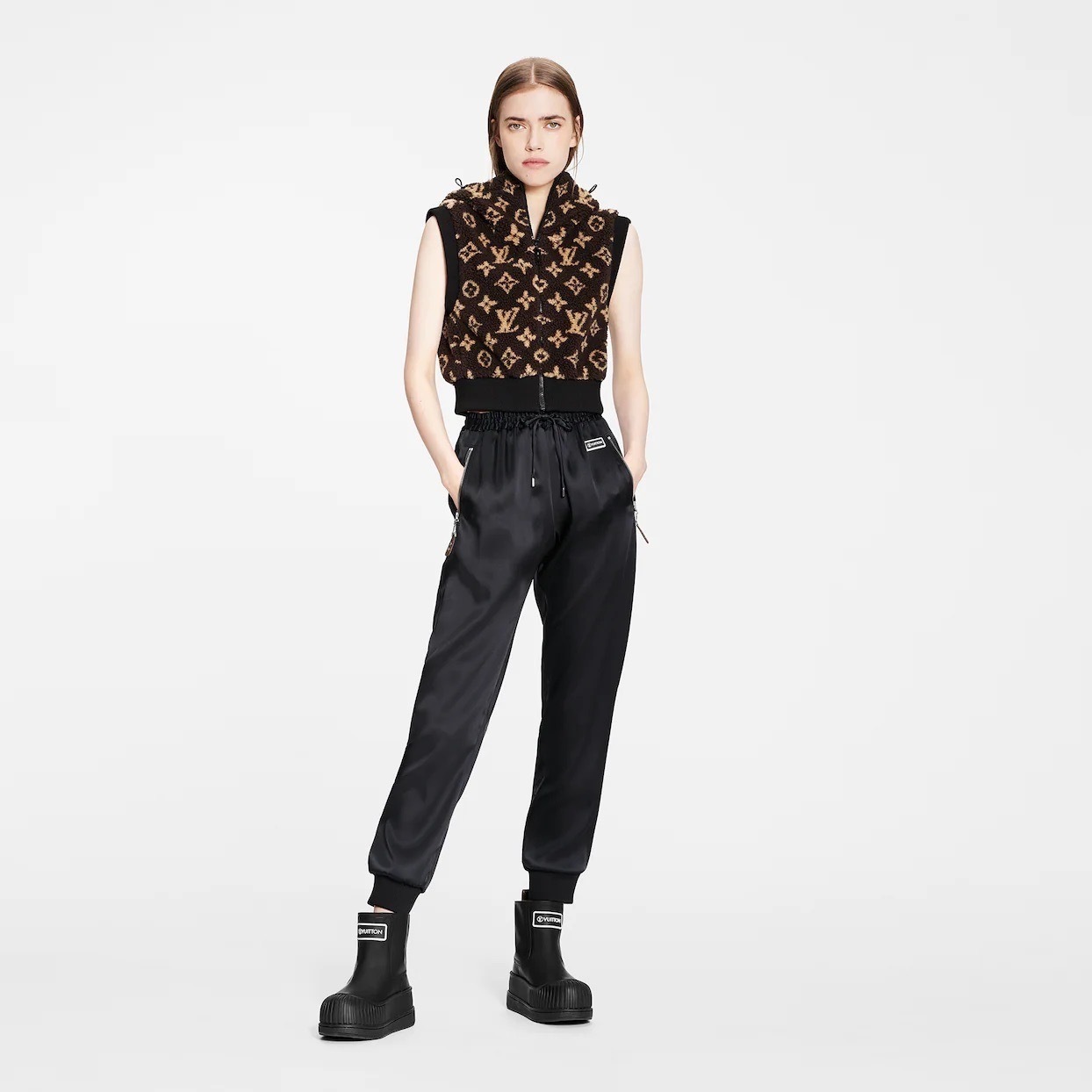 【もこもこ♡ロンTと合う!!】Louis Vuitton ジャケット もこもこ♡ロンTと合う!!】Louis Vuitton ジャケット