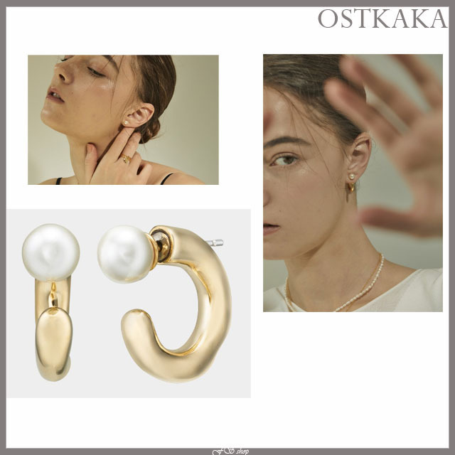 OSTKAKA ★ MELTING PEARL EARRING GOLD [正規品/関税込]